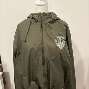 Men's Olive Green Hooded Jacket